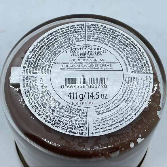 White Barn 3 wick candle Hot cocoa & cream - Picture 6 of 6